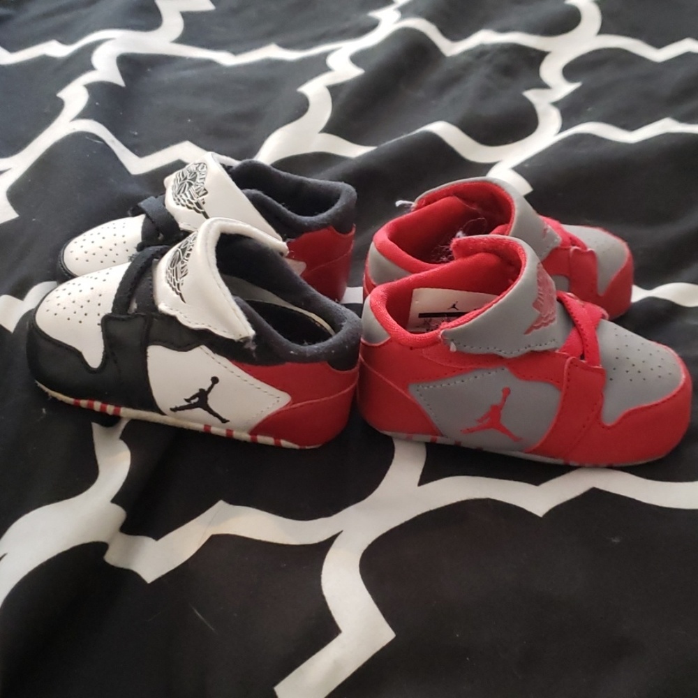 Air Jordan crib shoes-  infant boy 2c